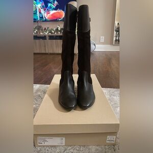 J. Crew Black Over the Knee Boots